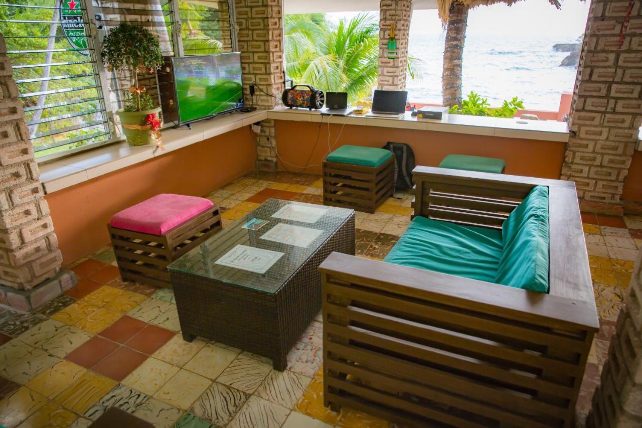 Hotel Restaurant Cyvadier Plage Jacmel Esterno foto